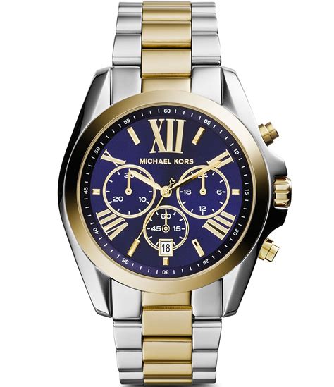 michael kors two tone watch women's|michael kors bradshaw 2.